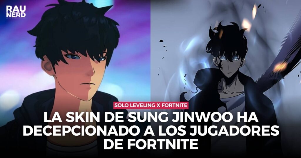 la skin de sung jinwoo ha decepcionado a los jugadores de fortnite